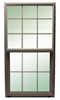 Window Bronze 3/0X6/0 100 Series 9/6 Single Hung Low E No Screen 0