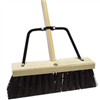 Broom*D*Push w/ Handle 16"Poly Street Outdoor Use Quickie 649HDSUTRI 0