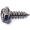 Slotted Hex Washer Sheet Metal Screw #6X1/2" Stainless Steel 0