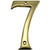 4" - 7 Brass House Numbers 0