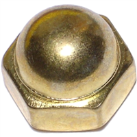 Acorn Cap Nut 3/8"-16 Brass 1/pk 0