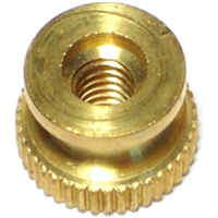 8-32   Knurled Nut Brass 1/pk 0