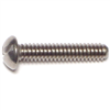 10-24 X 1       Slotted Oval Machine Screw Stainless Steel 0