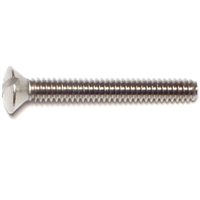 Slotted Oval Machine Screw #10-24X1-1/2" Stainless Steel 0