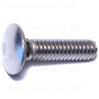 1/4-20 X 1       Carriage Bolt Stainless Steel 1/pk 0