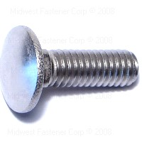 Carriage Bolt 5/16"-18X1" Stainless Steel 1/pk 0