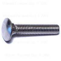 Carriage Bolt 3/8"-16X2" Stainless Steel 1/pk 0