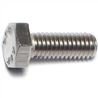 Metric Hex Bolt 6MM-1.00X16MM Stainless Steel 0