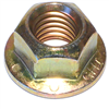 1/2-13             Hex Flange Lock Nut Grade 8 Yellow Zinc 0