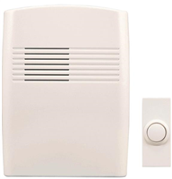Door Bell Chime Kit Off White Wireless 75db Max 3-Tones SL-7753-02 0