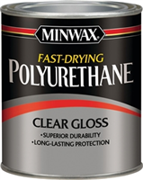 Minwax Polyurethane Fast Drying Gloss Quart 0