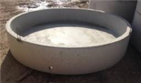 Concrete Round Stock Tank 6' Wide 20" Tall 250 Gallon 0