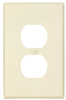 Wall Plate Mid Size Outlet Light Almond PJ8LA 0