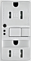 Combo Receptacle & Nightlight Gfci 15A White Self Test Tamper Resistant TRSGFNL15W-K 0