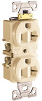 Receptacle Duplex Ivory 20Amp Grounded Commercial CR20V 0