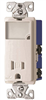 Receptacle Combo w/ Dimmable Nightlight White Tamper Resistant TR7735W-K-L 0