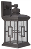 Light Fixture Exterior LED Wall Lantern Rustic Brown 3000K LED-0172F-WD 0