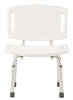 Chair with back white Handicap ASJ Tub/Shower DF599 0