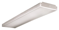 Light Fixture Strip Light 4ft LED Wrap Around Narrow White 4000 Lumen WSN4040C 0