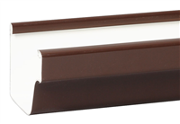 Gutter Joint Brown Vinyl Traditional 5"X10' M1573 0