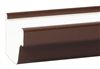 Gutter Joint Vinyl Brown Traditional 5" X 10' M1573 0