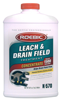Roebic K570 Septic Tank Leach & Drain Field Opener Concentrate Qt 0