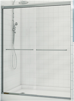 Shower Door Aura Bypass 47"X71" Overall (18.5"- 22.5" Opening) Chrome\Clear Glass 135663-900-084 0