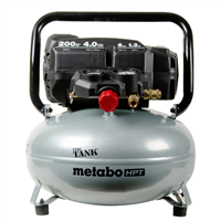 Air Compressor Metabo 6 Gallon 1.3Hp Pancake EC914SM Runs Multiple Tools 0