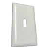 Mobile Home Wall Plate Switch Plate Single Pole White Snap On E-161C 0