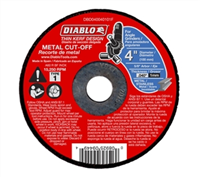 Cut Off Wheel Metal 4"  Diablo DBD040040101F 0