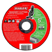Cut Off Wheel Masonry 5" Type 1 Diablo DBD050063101C 0