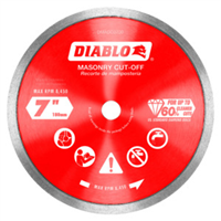 Saw Blade Circular 7" Diamond Rim Cut-Off Discs for Masonry Diablo DMADC0700 0