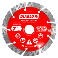 Saw Blade Circular 7" Diamond Segmented Cut-Off Discs for Masonry Diablo DMADST0700 0