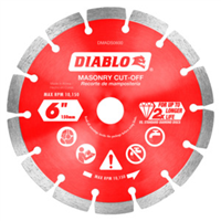 Saw Blade Circular 6" Diamond Segmented Cut-Off Discs for Masonry Diablo DMADS0600 0