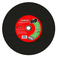 Cut Off Wheel Masonry 14" High Speed Cut Off Disc 1" Diablo DBD140125A01C 0