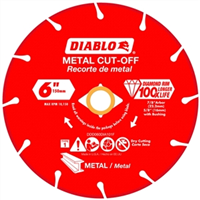 Cut Off Wheel Metal 6" Diamond Blade Diablo DDD060DIA101F 0