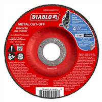 Cut Off Wheel Steel Demon 4-1/2" Type 27 Metal Diablo DBD045063701F 0