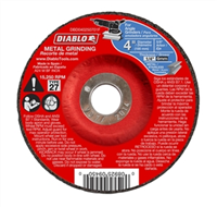 Grinding Wheel Metal 4" Disc Type 27 Diablo DBD040250701F 0