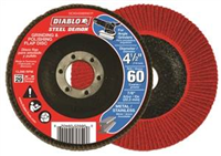 Flap Disc 4-1/2" Steel Demon Type 29 60 Grit Diablo  DCX045060N01F 0