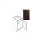 Kitchen Cabinet Luxor Espresso Base 15" B15 Plywood Box 0