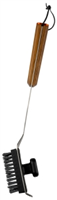 Bbq Traeger Grill Cleaning Brush Nylon Bristle Wood Handle Dual-Grip Handle BAC537 0