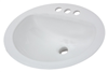 Sink Lavatory 17"x20"  White Wall Hung Oval American Standard 0476.028.020 0