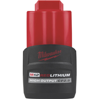 Battery Milwaukee M12 2.5Ah Redlithium High output 48-11-2425 0