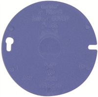 Outlet Cover Carlon 4in  Round Plastic For B520 618 and 620 Ceiling Boxes 0