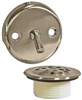 Tub Drain Trim Kit Brass/Brushed Nickel For 1-1/2" & 1-7/8" Drain Sizes Danco 89242 0