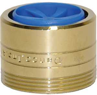 Aerator 15/16-27x55/64-27 Male x Female Thread Brass Polished Brass 1.5 gpm Danco 10478 0