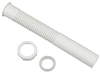 Pvc Tubular Tailpiece Flexible Extension 1-1/2"x12" Slip-Joint Danco 51068 0