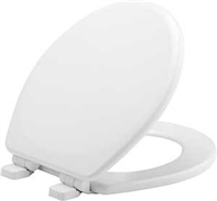 Toilet Seat White Round 43SLOW-000  Adjustable Whisper Close Hinge 0
