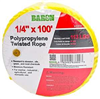 Rope Poly 1/4"X100' Twisted Yellow 63800 0