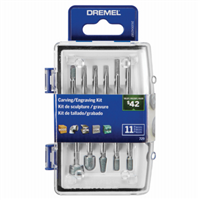 Dremel Accessory Kit 11PC Engraving/Carving 729-01 0